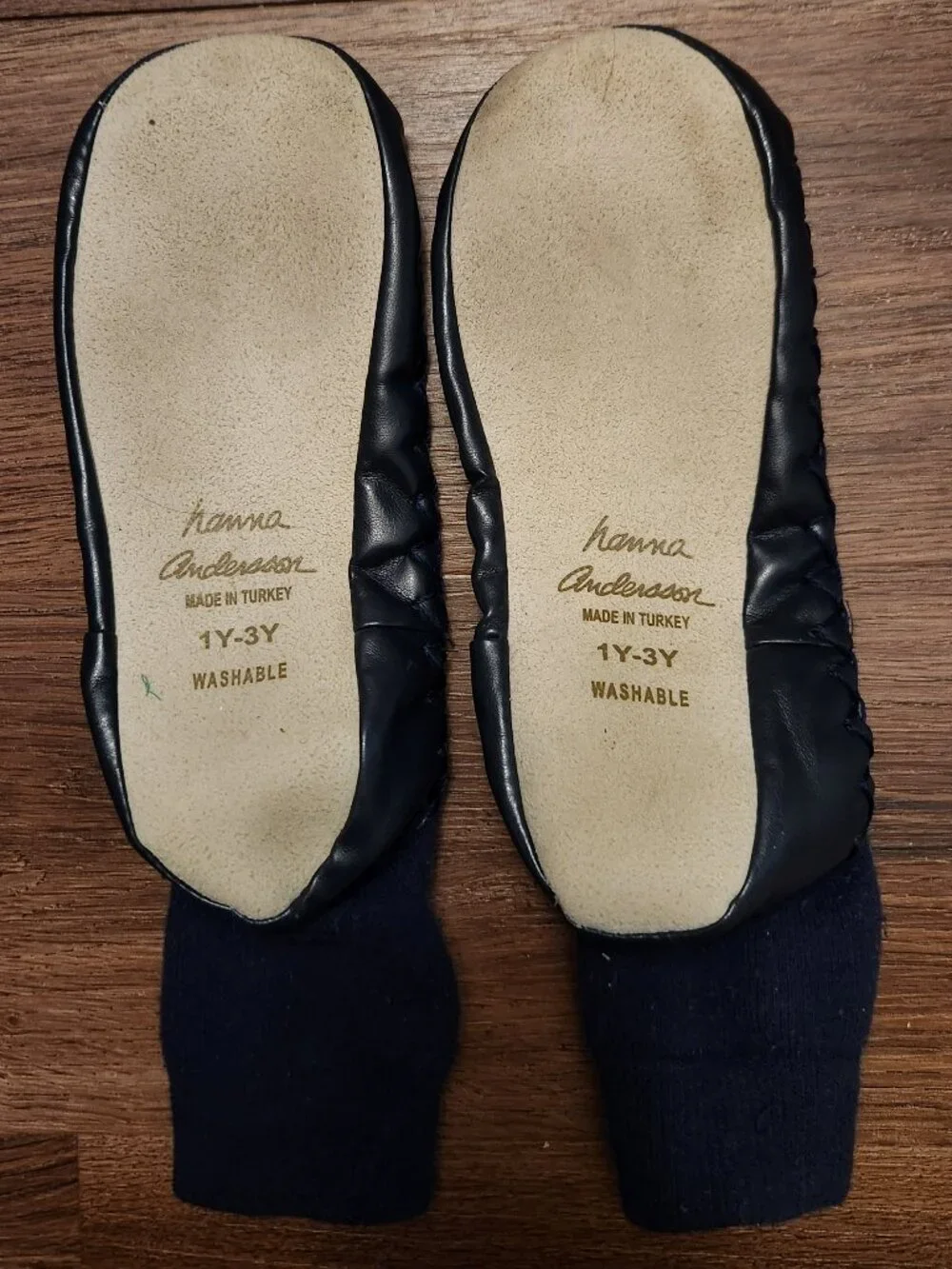 HANNA ANDERSSON Slipper Sock Moccasin - 1-3Y (PRE-LOVED)